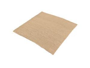 CleverDelights Square Burlap Tablecloth - 60" x 60" - Premium Jute Burlap Overlay with No-Fray Finished Edges