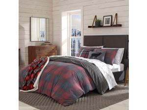 Eddie Bauer | Cattle River Collection | 100% Cotton Soft & Cozy Premium Quality Plaid Duvet Cover Matching Shams, 3-Piece Bedding Set, Machine Washable, Full/Queen, Red Eddie Bauer | Cattle River Collection | 100% Cotton Soft & Cozy Premium Quality Plaid Duvet Cover Matching Shams, 3-Piece Bedding Set, Machine Washable, Full/Queen, Red