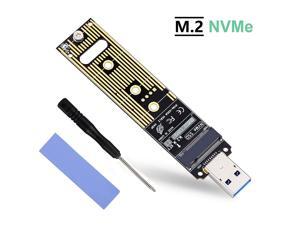 ZEXMTE M.2 NVME USB 3.1 Adapter M-Key M.2 NGFF NVME to USB Card High Performance 10 Gbps USB 3.1 Gen 2 Bridge Chip Support 2230 2242 2260 2280 Size SSD ZEXMTE M.2 NVME USB 3.1 Adapter M-Key M.2 NGFF NVME to USB Card High Performance 10 Gbps USB 3.1 Gen 2 Bridge Chip Support 2230 2242 2260 2280 Size SSD