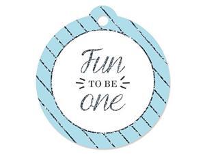 1st Birthday Boy - Fun to be One - First Birthday Party Favor Gift Tags (Set of 20) 1st Birthday Boy - Fun to be One - First Birthday Party Favor Gift Tags (Set of 20)