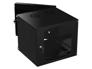 Sabrent 9U IT Wall Mount Rack Enclosure 19 Inch Black Server Cabinet with Locking Glass Door - Fully Assembled (CT-DSWL) Sabrent 9U IT Wall Mount Rack Enclosure 19 Inch Black Server Cabinet with Locking Glass Door - Fully Assembled (CT-DSWL)