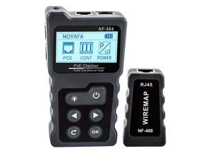 PoE Tester Inline Tester Power Over Ethernet Voltage Current Tester Test for POE Testing, Network Cable Continuity Checking, DC Power & Switch Loop-Back Test PoE Detector by NOYAFA PoE Tester Inline Tester Power Over Ethernet Voltage Current Tester Test for POE Testing, Network Cable Continuity Checking, DC Power & Switch Loop-Back Test PoE Detector by NOYAFA