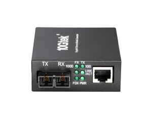 Gigabit Multimode Ethernet Fiber Media Converter, Built-In Module Up to 2KM, 10/100/1000M RJ45 to 1000M Dual SC Fiber Gigabit Multimode Ethernet Fiber Media Converter, Built-In Module Up to 2KM, 10/100/1000M RJ45 to 1000M Dual SC Fiber