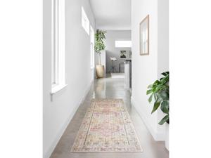 Loloi ll Skye Collection Printed Distressed Vintage Area Rug, 7-6" x 9-6", Gold Loloi ll Skye Collection Printed Distressed Vintage Area Rug, 7-6" x 9-6", Gold