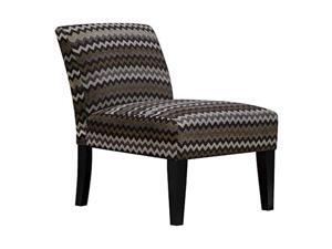 Carver Reaction Chocolate Slipper - Accent - Armless Chair, One, Tonal Brown Carver Reaction Chocolate Slipper - Accent - Armless Chair, One, Tonal Brown