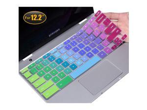 CaseBuy Keyboard Cover Compatible 2019/2018 Samsung Chromebook Pro Plus 12.2" XE520QAB-K01US XE521QAB XE525QBB Chromebook Soft-Touch Protective Skin, Rainbow CaseBuy Keyboard Cover Compatible 2019/2018 Samsung Chromebook Pro Plus 12.2" XE520QAB-K01US XE521QAB XE525QBB Chromebook Soft-Touch Protective Skin, Rainbow