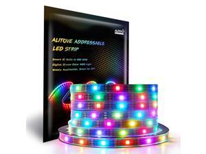 ALITOVE 16.4ft Warm White 3000K 5050 SMD LED Flexible Strip Ribbon Light 5M 300 LEDs Waterproof IP65 DC 12V for Home Garden Commercial Area and Festival Lighting ALITOVE 16.4ft Warm White 3000K 5050 SMD LED Flexible Strip Ribbon Light 5M 300 LEDs Waterproof IP65 DC 12V for Home Garden Commercial Area and Festival Lighting