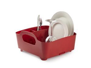 tub dish rack red tub dish rack red