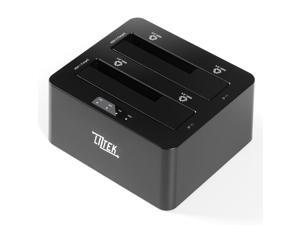 Liztek HDDT2BS Dual Bay USB 3.0 Super Speed to 2.5 and 3.5 inch SATA Hard Disk Drive and Solid-State Drive External Docking Station Duplicator/Cloner 4TB Support Liztek HDDT2BS Dual Bay USB 3.0 Super Speed to 2.5 and 3.5 inch SATA Hard Disk Drive and Solid-State Drive External Docking Station Duplicator/Cloner 4TB Support