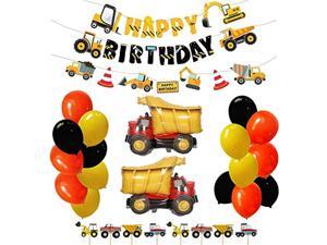 Construction Engineering Car Party Decoration Dump Truck Theme Happy Birthday Banners Party Personalized Decorations Set with Cake Topper for Boy Kids Birthday Party Construction Engineering Car Party Decoration Dump Truck Theme Happy Birthday Banners Party Personalized Decorations Set with Cake Topper for Boy Kids Birthday Party