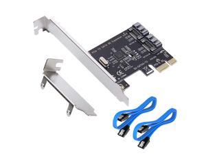 MHQJRH PCI Express SATA 3.0 Controller Card, 2-Port PCIe to SATA III 6GB / s Built-in Adapter Converter, PCI-E to SATA 3.0 Disk Array Card,with Small Bracket and 2 SATA Cable Support SSD and HDD MHQJRH PCI Express SATA 3.0 Controller Card, 2-Port PCIe to SATA III 6GB / s Built-in Adapter Converter, PCI-E to SATA 3.0 Disk Array Card,with Small Bracket and 2 SATA Cable Support SSD and HDD