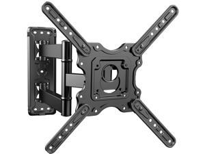 PERLESMITH Heavy Duty TV Wall Mount for Most 32-55 Inch Flat Curved TVs with Swivels Tilts & Extends - Full Motion TV Mount Fits LED, LCD, OLED 4K TVs Up to 88 lbs Max VESA 400x400
