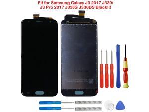 swark LCD Touch Screen Compatible with Samsung Galaxy J3 2017 J330/J3 Pro 2017 J330 DUOS J330G J330L J330F J330FN J330DS J3300 Black Digitizer Replacement