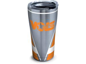 Tervis Tennessee Volunteers Vault Stainless Steel Insulated Tumbler with Clear and Black Hammer Lid, 20oz, Silver