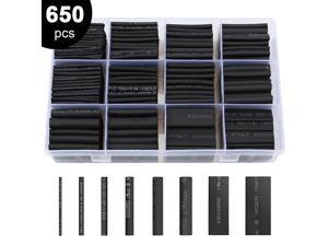 650pcs Heat Shrink Tubing Black innhom Heat Shrink Tube Wire Shrink Wrap UL Approved Ratio 2:1 Electrical Cable Wire Kit Set Long Lasting Insulation Protection, Safe and Easy, Eco-Friendly Material 650pcs Heat Shrink Tubing Black innhom Heat Shrink Tube Wire Shrink Wrap UL Approved Ratio 2:1 Electrical Cable Wire Kit Set Long Lasting Insulation Protection, Safe and Easy, Eco-Friendly Material