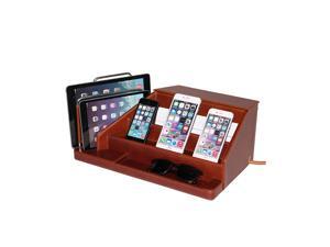 G.U.S. All-in-One Charging Station, Valet, and Desktop Organizer - Multiple Finishes Available. for Laptops, Tablets, Phone and Wearable Technology - Genuine Leather with 6-Outlet AC Power Strip G.U.S. All-in-One Charging Station, Valet, and Desktop Organizer - Multiple Finishes Available. for Laptops, Tablets, Phone and Wearable Technology - Genuine Leather with 6-Outlet AC Power Strip