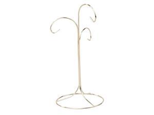 23-2455 6 Pack Tripar Twisted Wire Brass Finish Cup & Saucer Stand 