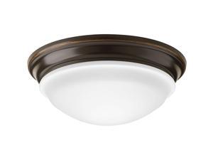 Progress Lighting P350052-020-30 One-Light LED Flush Mount, Antique Bronze Progress Lighting P350052-020-30 One-Light LED Flush Mount, Antique Bronze