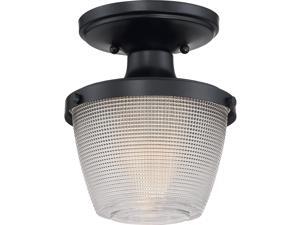 Quoizel DBN1707K Dublin Semi Flush, 1-Light 100 Watts, Mystic Black Quoizel DBN1707K Dublin Semi Flush, 1-Light 100 Watts, Mystic Black