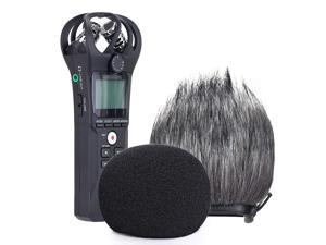 YOUSHARES Zoom H1n Recorder Foam & Furry Indoor/Outdoor Windscreen Muff, Pop Filter/Wind Cover Shield Fits Zoom H1n & H1 Handy Portable Digital Recorder