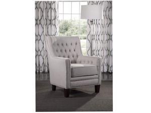 Carver Samantha Grey Accent Chair Carver Samantha Grey Accent Chair