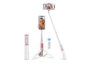 Selfie Stick Tripod, BlitzWolf Lightweight Aluminum All in One Extendable Bluetooth Selfie Stick Tripod with Remote for iPhone 11//11 Pro/XS MAX/XR/XS/X/8/8 Plus/7, Galaxy S10/S9, More(White & Pink) Selfie Stick Tripod, BlitzWolf Lightweight Aluminum All in One Extendable Bluetooth Selfie Stick Tripod with Remote for iPhone 11//11 Pro/XS MAX/XR/XS/X/8/8 Plus/7, Galaxy S10/S9, More(White & Pink)