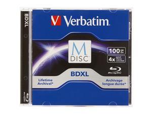 Verbatim Blu-Ray Recordable Media - Bd-R Xl - 4X - 100 Gb - 1 Pack Jewel Case