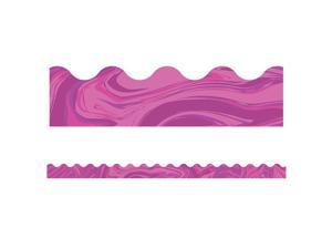 Pink Marble Scalloped Border, 39 Pink Marble Scalloped Border, 39