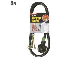 5Ft 10/4 Gauge 4 Prong Electric Dryer Power Supply Cord Plug 250V 30 Amps 5Ft 10/4 Gauge 4 Prong Electric Dryer Power Supply Cord Plug 250V 30 Amps