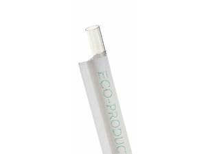 Eco-Products Clear Wrapped Compostable Straw ECOEPST780 Eco-Products Clear Wrapped Compostable Straw ECOEPST780