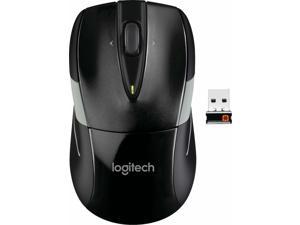 Logitech - M525 Wireless Optical Ambidextrous Mouse - Black