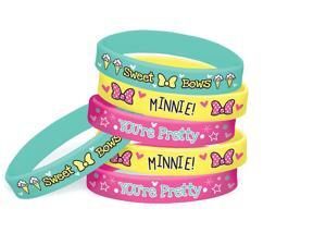 Minnie Mouse Wristbands 6ct - New Minnie Mouse Wristbands 6ct - New