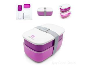 Bentgo All-in-One Stackable Lunch/Bento Box Purple Bentgo All-in-One Stackable Lunch/Bento Box Purple