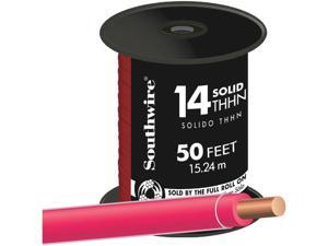 Southwire 50 14Sol Red Thhn Wire Southwire 50 14Sol Red Thhn Wire