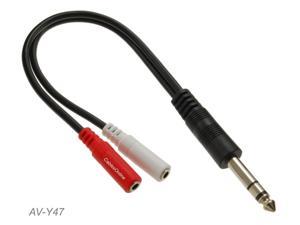 12ft 2-RCA Male to Female Red/White Extension Cable CablesOnline AV-E412RW 
