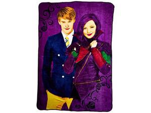 Disney Descendants Mal Plus Soft Purple Throw Bed Blanket Bedding 62" x 90" New Disney Descendants Mal Plus Soft Purple Throw Bed Blanket Bedding 62" x 90" New