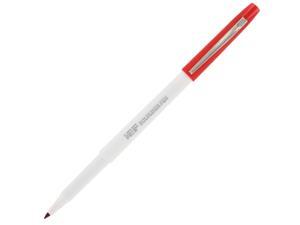 Eberhard Faber Boldliner Porous Point Pens, Fine Point, Red Ink, 12-Count Eberhard Faber Boldliner Porous Point Pens, Fine Point, Red Ink, 12-Count