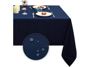 Obstal Rectangle Table Cloth, Oil-Proof Spill-Proof and Water Resistance Microfi