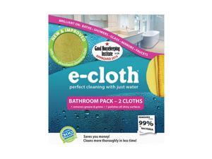NEW! E-CLOTH Bathroom Polyester / Polyamide Cleaning Cloth 2-Pack 10604 NEW! E-CLOTH Bathroom Polyester / Polyamide Cleaning Cloth 2-Pack 10604