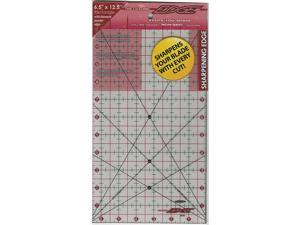 Sullivan 6-1/2-Inch-by-12-1/2-Inch The Cutting Edge Frosted Ruler