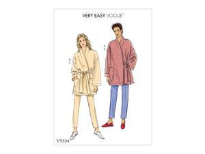 Vogue V9334 Misses Sportswear Pattern Y (Sizes XS-M) Multi Vogue V9334 Misses Sportswear Pattern Y (Sizes XS-M) Multi