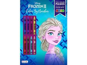 Disney Frozen 2 Color by Number 32-Page Activity Book with Crayons 45824 Disney Frozen 2 Color by Number 32-Page Activity Book with Crayons 45824