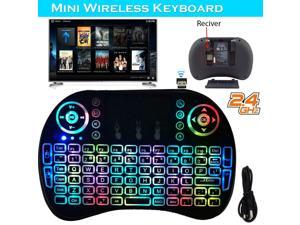 10x Backlight2.4G Mini Wireless Keyboard Mouse Toucad For Android Smart TV Box