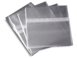 500 OPP Resealable Plastic Wrap Bags for 10.4mm Standard Jewel Case Peal & Seal 