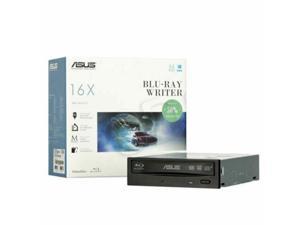 Asus 16X Blu Ray/Dvd/Cd Burner Writer Drive +Sata Cables+ 6X Bd-R Media 25Pcs