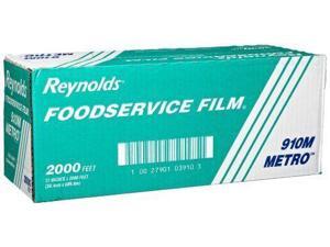 Reynolds Wrap 910M Metro Light-duty Film With Cutter Box, 12" X 2000 Ft.-roll Reynolds Wrap 910M Metro Light-duty Film With Cutter Box, 12" X 2000 Ft.-roll