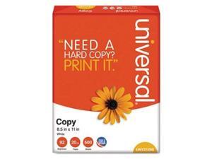 Universal Copy Paper, 92 Brightness, 8-1/2 x 11, White, 5,000 Sheets (UNV21200) Universal Copy Paper, 92 Brightness, 8-1/2 x 11, White, 5,000 Sheets (UNV21200)