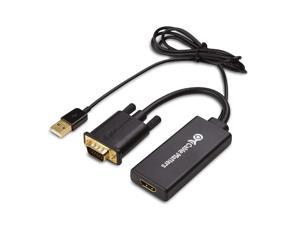 Cable Matters VGA to HDMI Converter (VGA to HDMI Adapter) with Audio Support