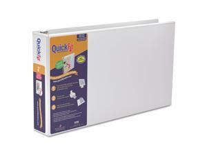 Stride QuickFit Ledger D-Ring View Binder 2" Capacity 11 x 17 White 94030 Stride QuickFit Ledger D-Ring View Binder 2" Capacity 11 x 17 White 94030