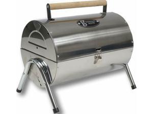 Gibson Home Wilkerson Double Barrel Stainless Steel BBQ Grill W/Lock and Legs Gibson Home Wilkerson Double Barrel Stainless Steel BBQ Grill W/Lock and Legs